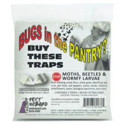 Pest Wizard BUGS In The PANTRY?â„¢ 2-Pack Stainless And White