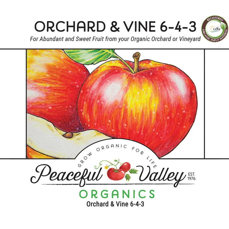 Peaceful Valley Organics Orchard And Vine 6-4-3 (4 Lb) 4 Peaceful Valley Organics Orchard And Vine 6-4-3 (4 Lb) - Image 2