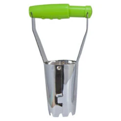 Chrome Hand Bulb Planter -JulboCorona Trees Store gb012 web green