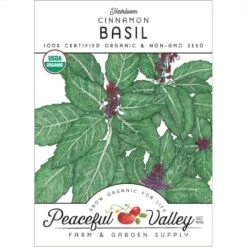 Organic Basil, Cinnamon (pack)