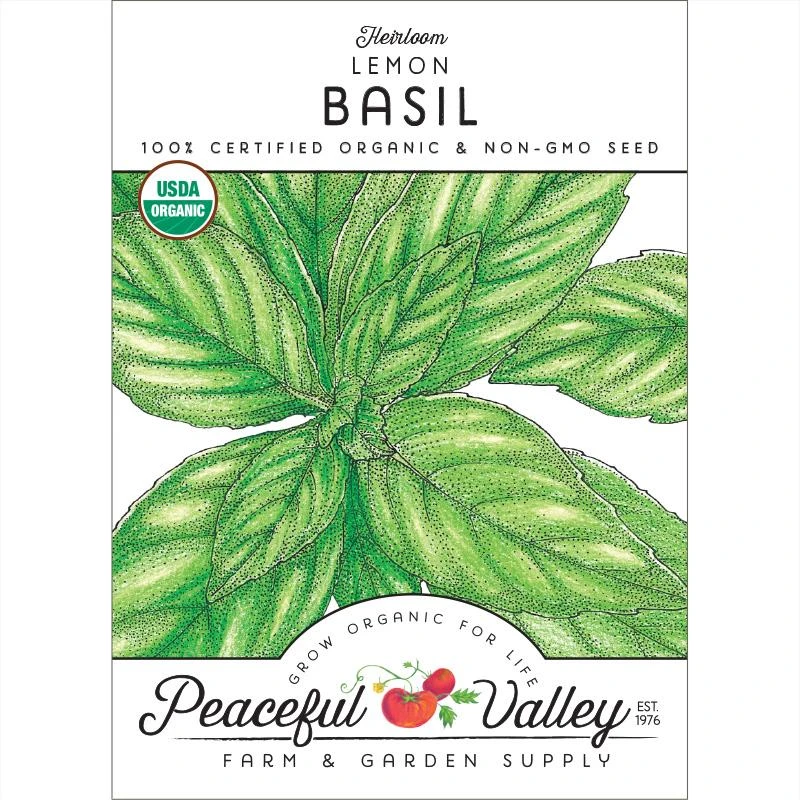Organic Basil, Lemon (pack) 3 Organic Basil, Lemon (pack)