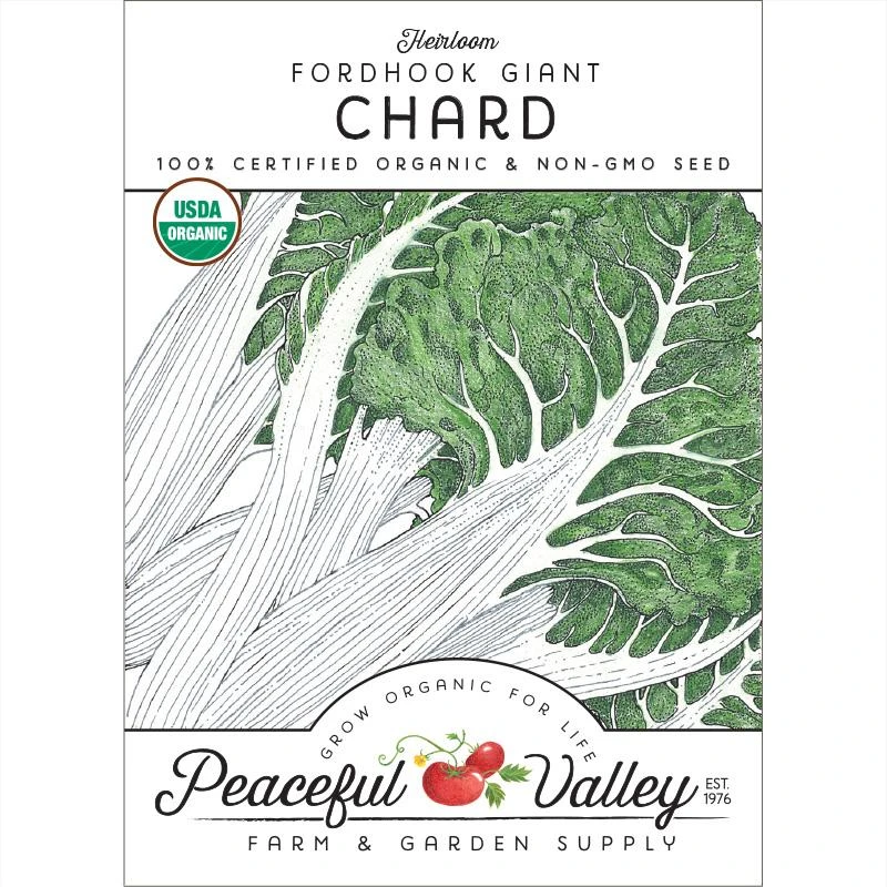 Fordhook Giant Chard Seeds (Organic) 3 Fordhook Giant Chard Seeds (Organic)