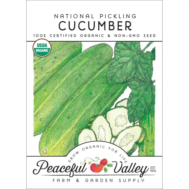 National Pickling Cucumber Seeds (Organic) 3 National Pickling Cucumber Seeds (Organic)