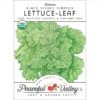 Black Seeded Simpson Lettuce Seeds (Organic) -JulboCorona Trees Store organic lettuce black seeded simpson