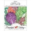 Gourmet Mix Lettuce Seeds (Organic) -JulboCorona Trees Store organic lettuce gourmet mix