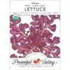 Red Oakleaf Lettuce Seeds (Organic) -JulboCorona Trees Store organic lettuce red oakleaf