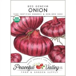 Red Geneva Onion Seeds (Organic)