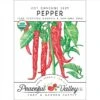 Hot Cayenne Slim Pepper Seeds (Organic) -JulboCorona Trees Store organic pepper hot cayenne slim