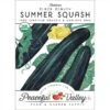Black Beauty Summer Squash Seeds (Organic) -JulboCorona Trees Store organic squash summer black beauty