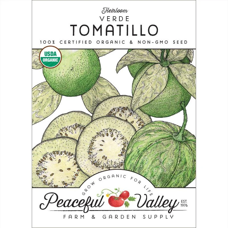Verde Tomatillo Seeds (Organic) 3 Verde Tomatillo Seeds (Organic)