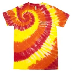 Best Seller 22 Peaceful Valley's Organic T Shirt Tie Dye Red/Orange/Yellow (Medium)