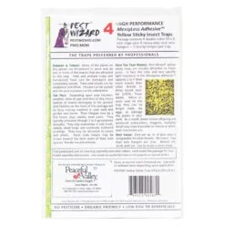 Pest Wizard Yellow Sticky Card Trap, Large 4-Pack -JulboCorona Trees Store pit855 web2