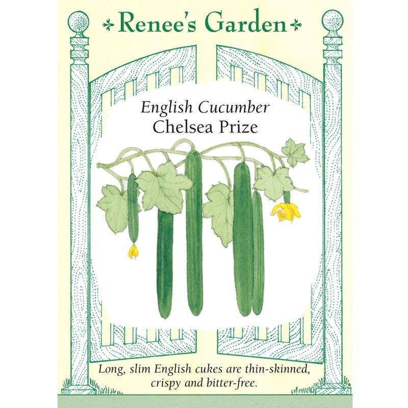 Renee's Garden Cucumber English Chelsea Prize 3 Renee's Garden Cucumber English Chelsea Prize