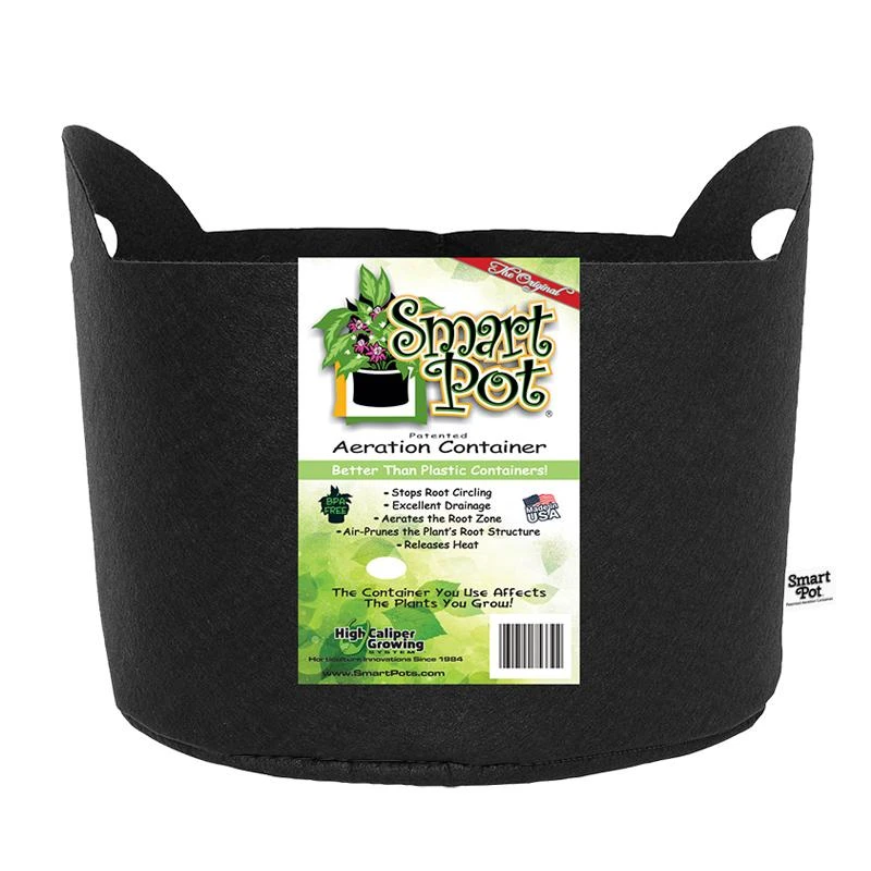 Smart Pot With Handles - Black (5 Gal) 3 Smart Pot With Handles - Black (5 Gal)