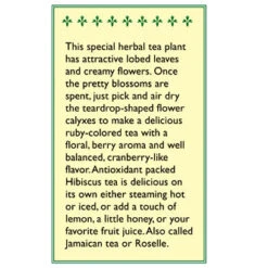 Renee's Garden Hibiscus Zinger Herbal Tea -JulboCorona Trees Store snv4182 b