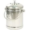 Stainless Steel Compost Pail (1 Gallon) -JulboCorona Trees Store stainless steel compost pail 1 gallon