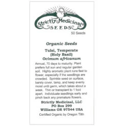Strictly Medicinal Organic Holy Basil, Temperate